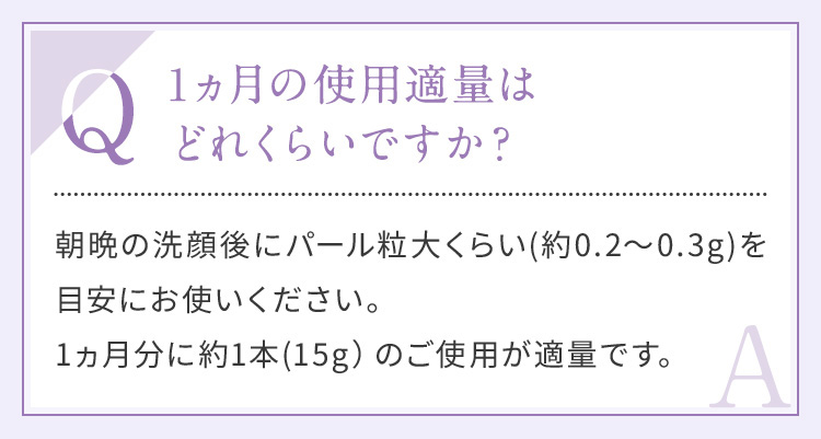 1か月の使用容量はどれくらいですか?