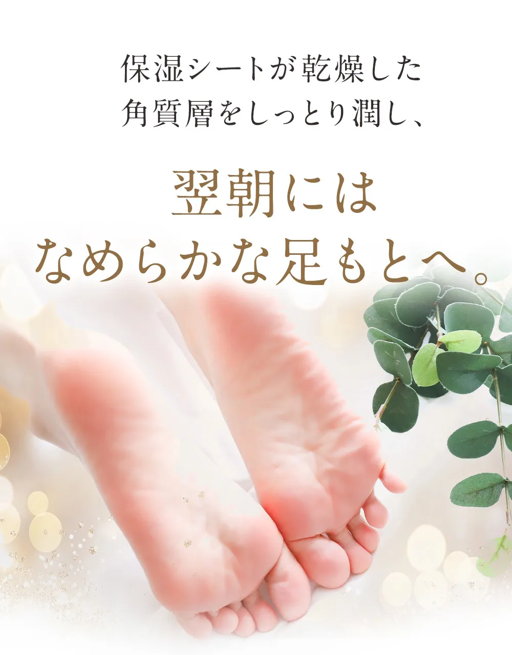 かかと革命│翌朝にはなめらかな足元へ。